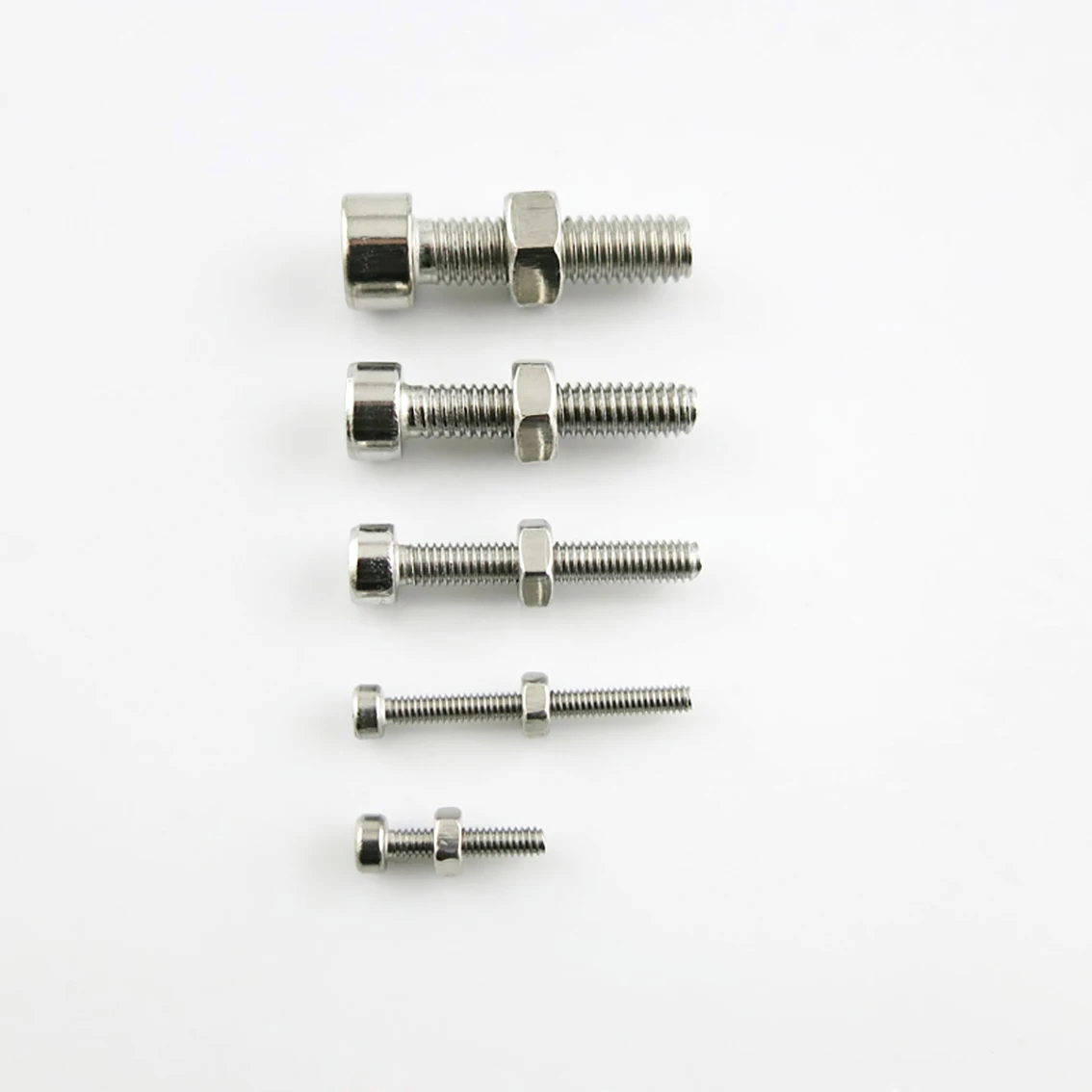 10Pcs M2 M3 M4 M5 302 Stainless Steel Hex Hexagon Socket Cap Head Screws Bolts Nuts Kit DIY Model Screws Set