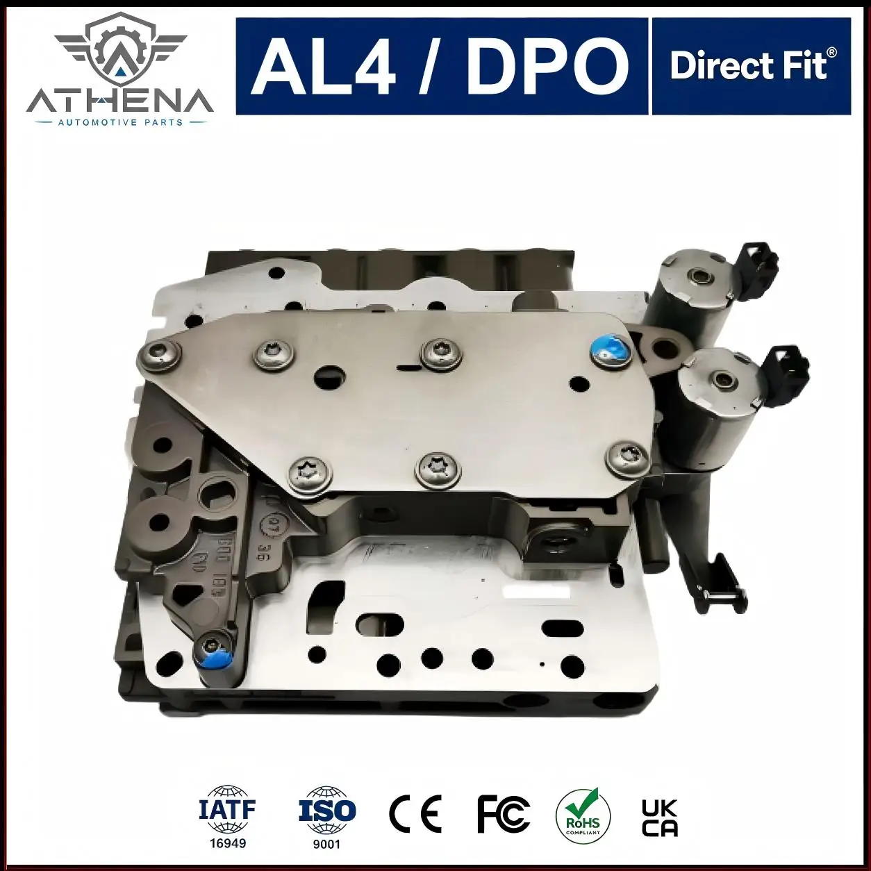 2570E2 2570E3 AL4 DPO Transmission Valve Body Assembly With Solenoids For Peugeot Citroen Renault 4 Speed Automatic Gearbox