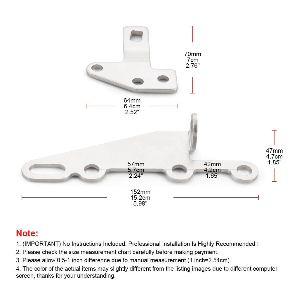 

​B&M 35498 Cable Bracket & Shift Lever Kit for GM TH400 TH350 TH250 Automatic Transmissions Accessories