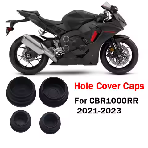 For Honda CBR1000RR 2021-2023 CBR 1000 RR Hole Cover Caps Motorcycle Decorative Plugs Black Frame Cap Set