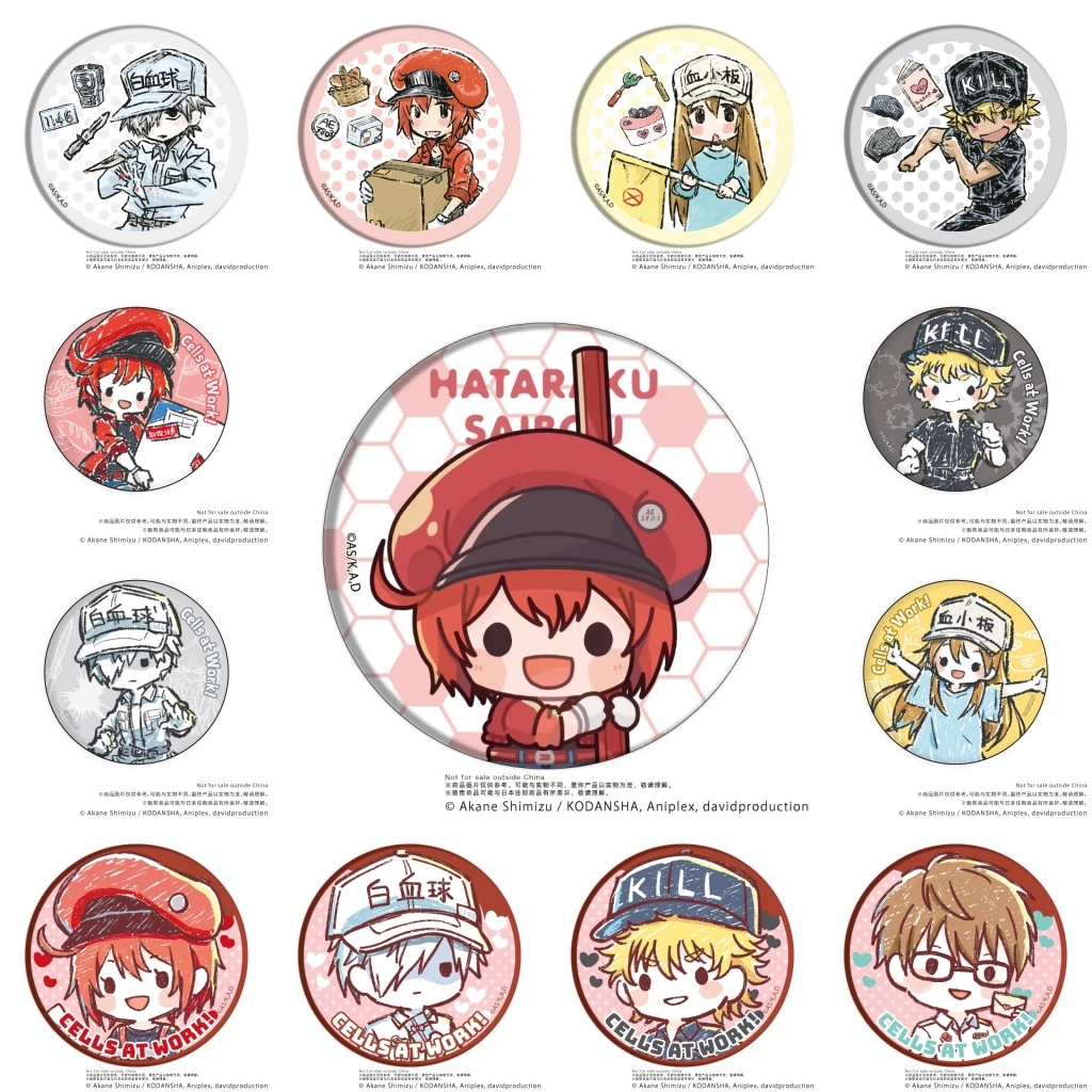 Клеты-аниме-58-мм-на-работе-Код-Черный-sekkekkyū-hakkekkyuu-Макрофины-Косплей-Костюм-Значок-Булавка-spte-Жесть-Брошь-﻿-Опора-Гил