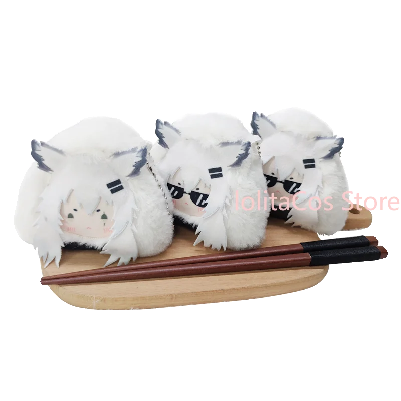 Плюшевая кукла-брелок Game Arknights Lappland Kawaii Rice Ball, мягкая игрушка-подвеска, милый брелок для ключей, подарок на день рождения для девочки, реквизит для косплея, на Рождество