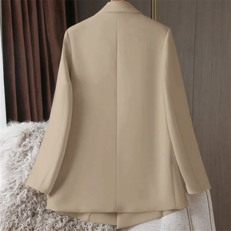 New Loose Fit Blazers Women Oversized Business Work Jackets Solid Elegant Chic Casual Fashion Blazer M-XXXL Comfortable Tops