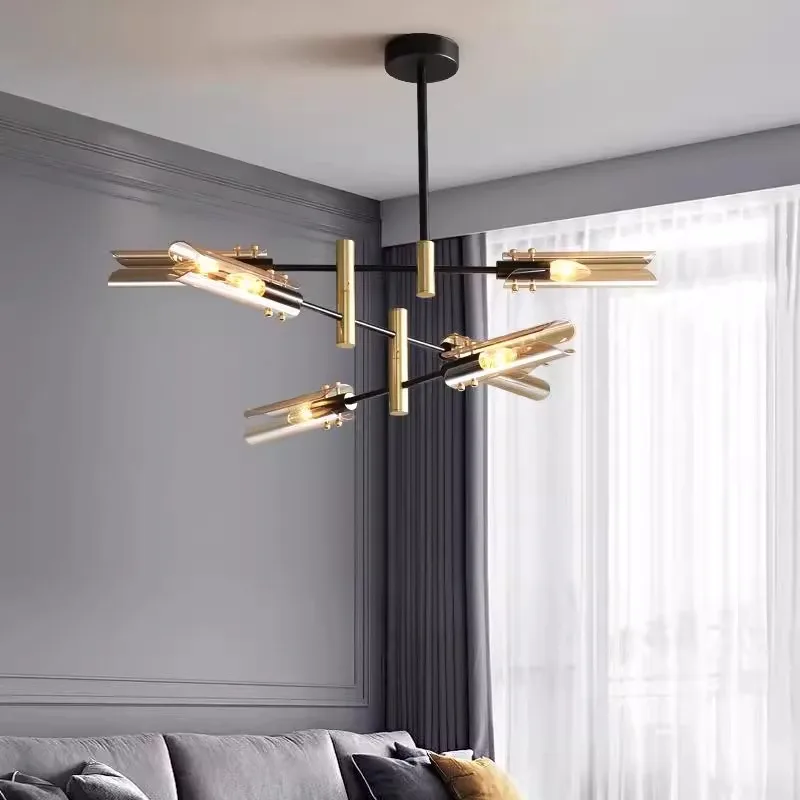 

European Style design Silver Glass Magic Bean suspension Chandelier,lustre bedroom,Dining Room home decoration lighting,D87cm