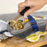 Anti-cut Gloves Safety Cut Proof Stab Resistant Stainless Steel Wire Metal Mesh Butcher Protect Meat Cut-Resistant Gloves