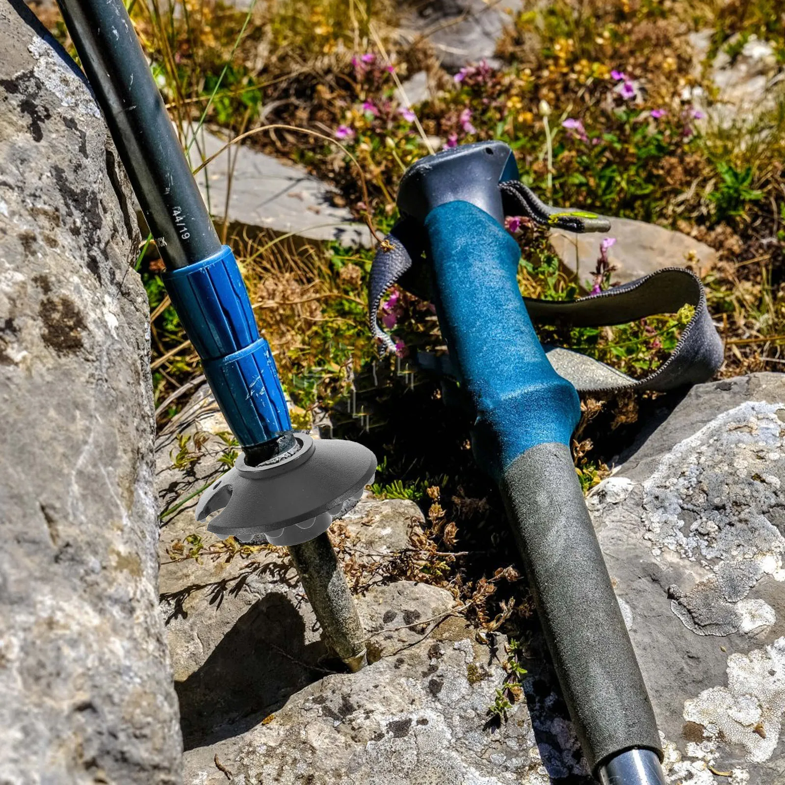 

4Pcs Hiking Pole Replacement Baskets Mud Snow Protection Baskets for Trekking Poles Canes Walking Stick Accessories