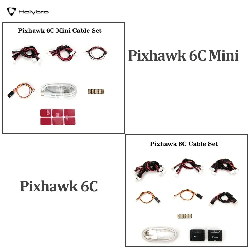 Holybro Pixhawk 6C Mini / Pixhawk 6C Autopilot وحدة تحكم في الطيران استبدال كابل مجموعة لأجزاء اللوح DIY