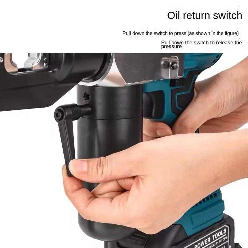 مفاجأة السعر المحمولة كماشة هيدروليكية قابلة للشحن 70/240 العقص كماشة كماشة كهربائية كابل قطع النحاس الألومنيوم te