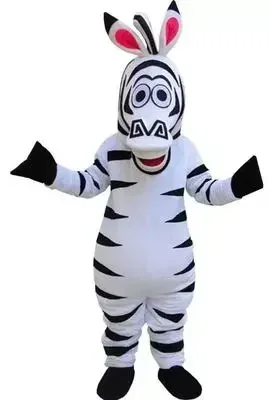 

Madagascar Penguin Mascot Costume Zebra Mascot River Horse Hippopotamus Lion Giraffe Mascotte Halloween Christmas Fancy Dress