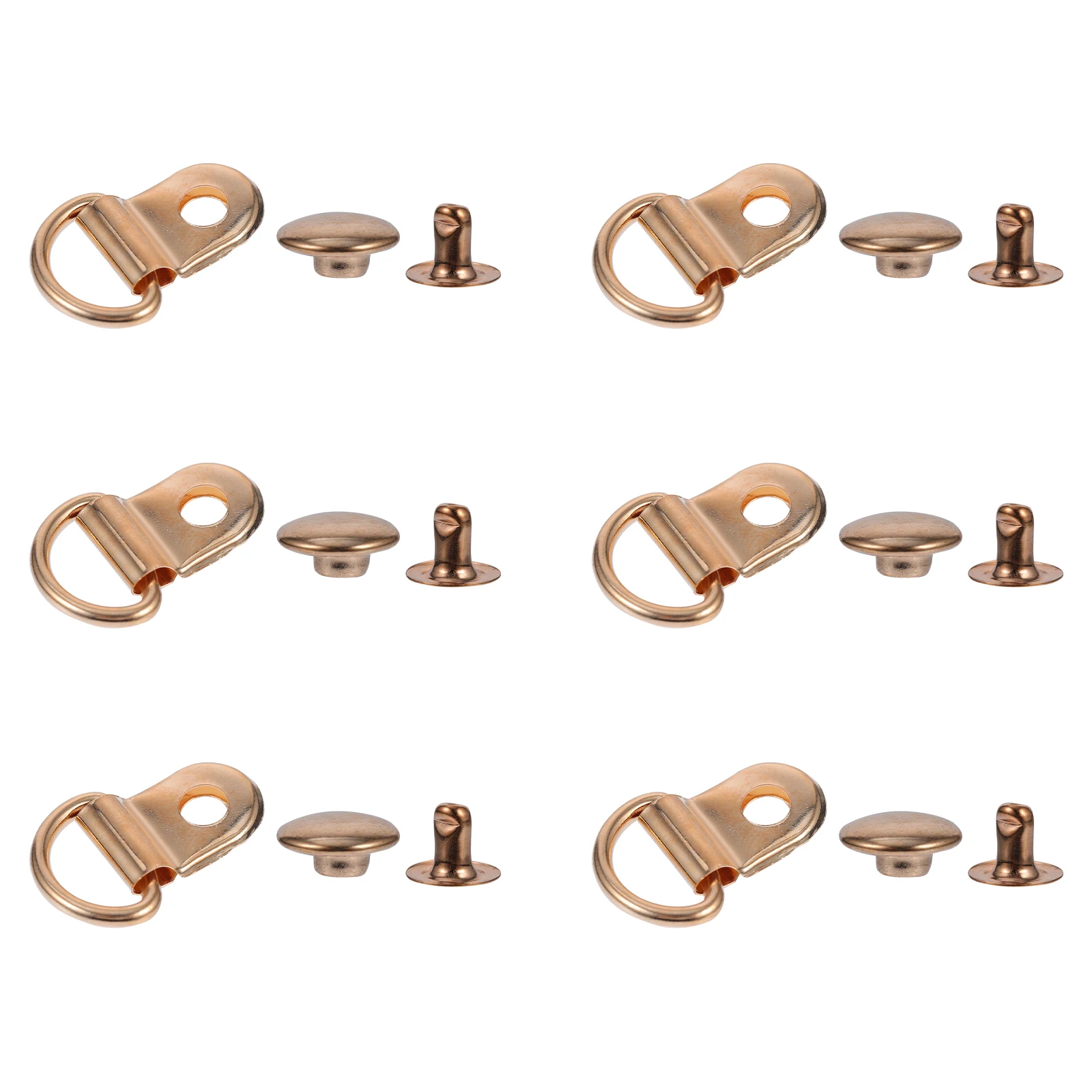 

30 Sets Caravanized Buckle Accessories Stainless Steel Button Handbag Shoes Reusable Iron DIY Tools