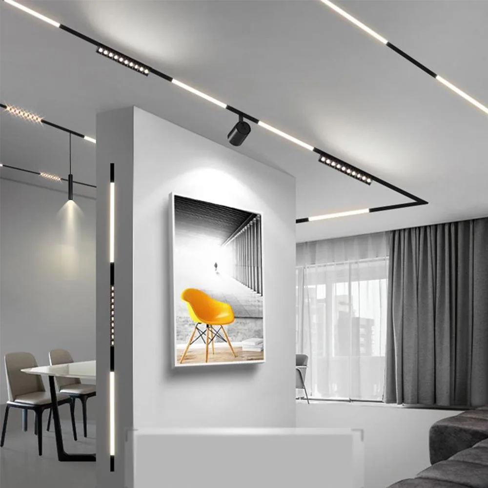 

Modern Featured Low Voltage Recessed Surface Ceiling CE LED Module Magnetic Flood Spot Lights Dimmable Aluminum Track Lights