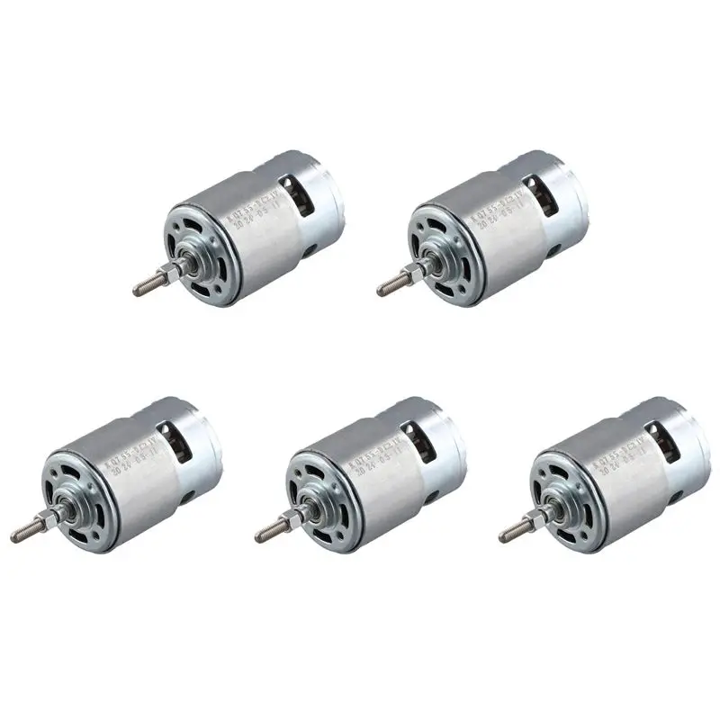 

ABUL-5X 755 DC Motor For Weed Trimmer 21V Grass Cutter Motor With Long Shaft For Efficient Weed Cutting And Trimming