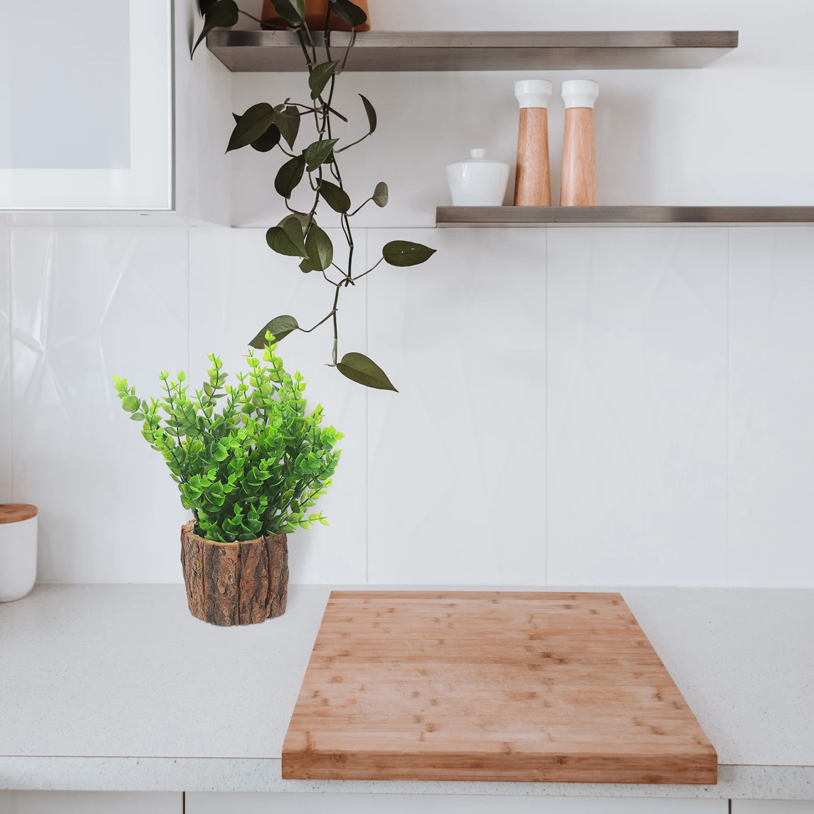 

1Pcs Artificial Flower Potted Plant Simulation Bonsai Home Office Desktop Decor Lifelike Fake Flower Ornament Fake Bonsai