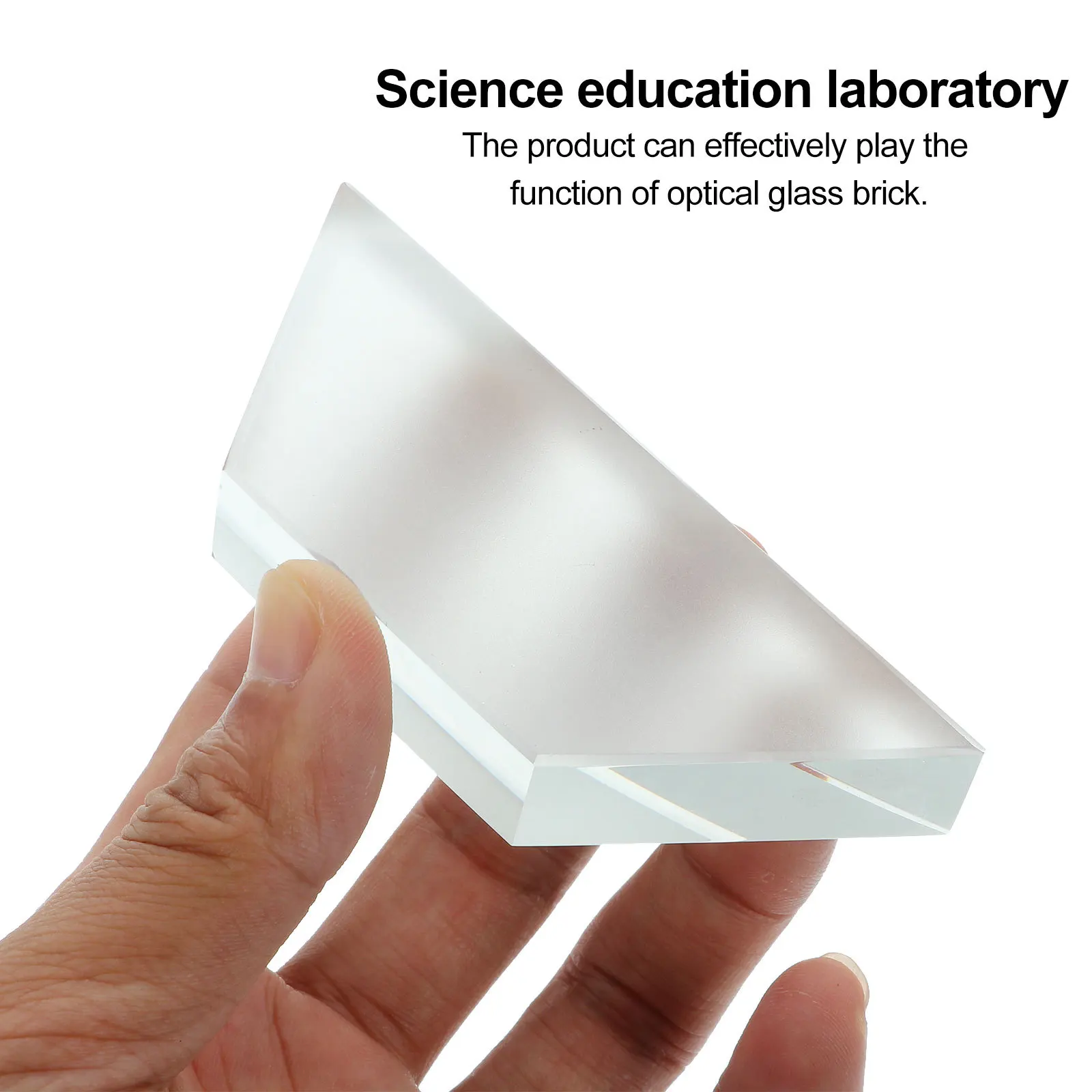 

Optical Glass Lens Physics Teaching Aids Precise Size Portable Storage Easy to Polished Practical Tool