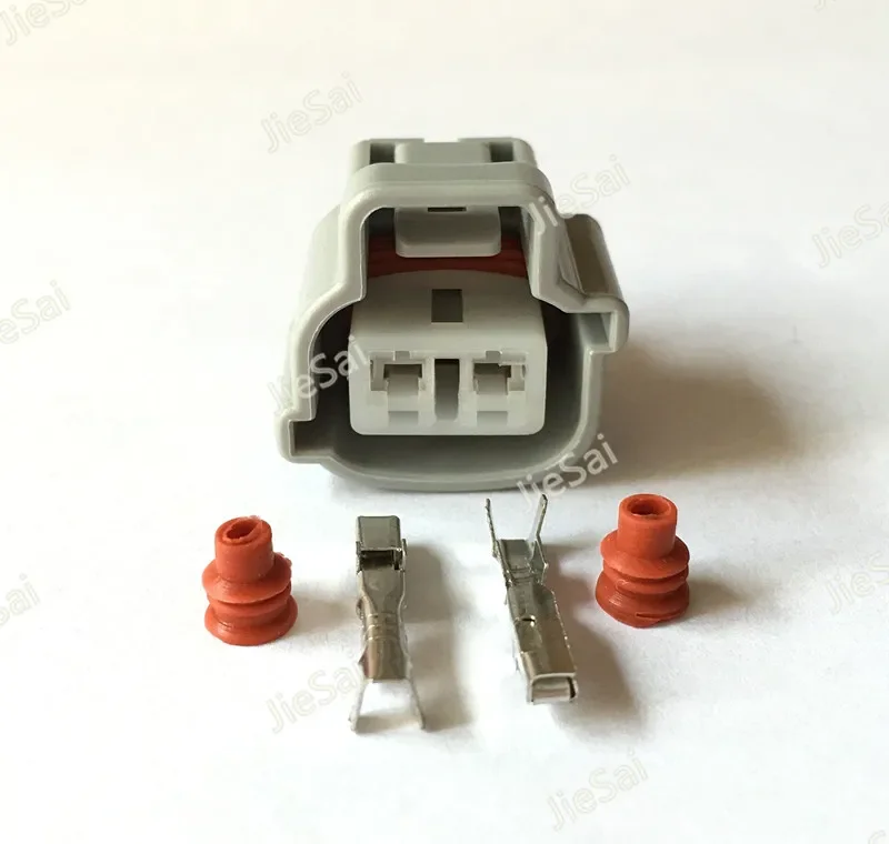 2 Pin Automotive Fog Lamp Plug Female Harness Sumitomo Connector With Terminals And Rubber Seals
