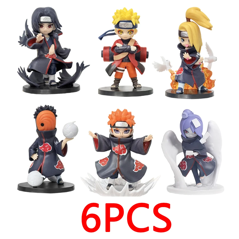 NEU Naruto Shippuden Akatsuki Arc Series Trendige Blindbox Spielzeuge Mystery Box Überraschungs-Actionfiguren Geschenke