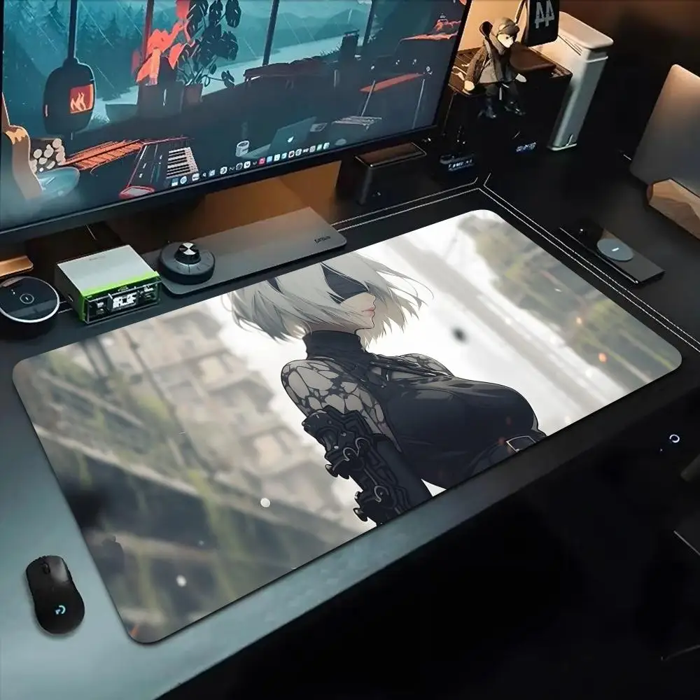 

anime characters Nier wallpaper Mouse Pad 500X1000 mm Large Gaming Mousepad Gamer XL Rubber Otaku Keyboard Pad Laptop Desk Mat