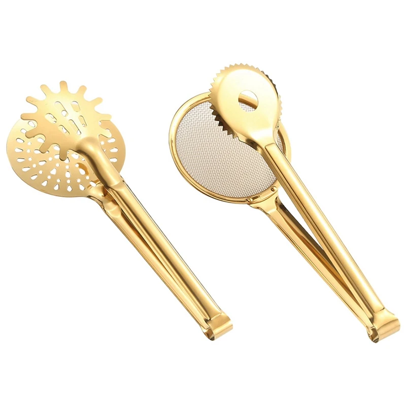 

2X зажимы для фильтра из нержавеющей стали, зажим для фильтра, ложка, кухонная утварь, инструменты для жарки масла, зажим для барбекю, ресторанная закуска