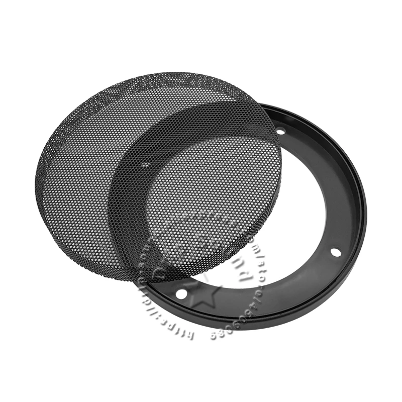 For 4"/5"/6.5" Inch Speaker Grill Cover Hige-grade Car Audio Decorative Circle Metal Mesh Grille Protection Net #Three sizes