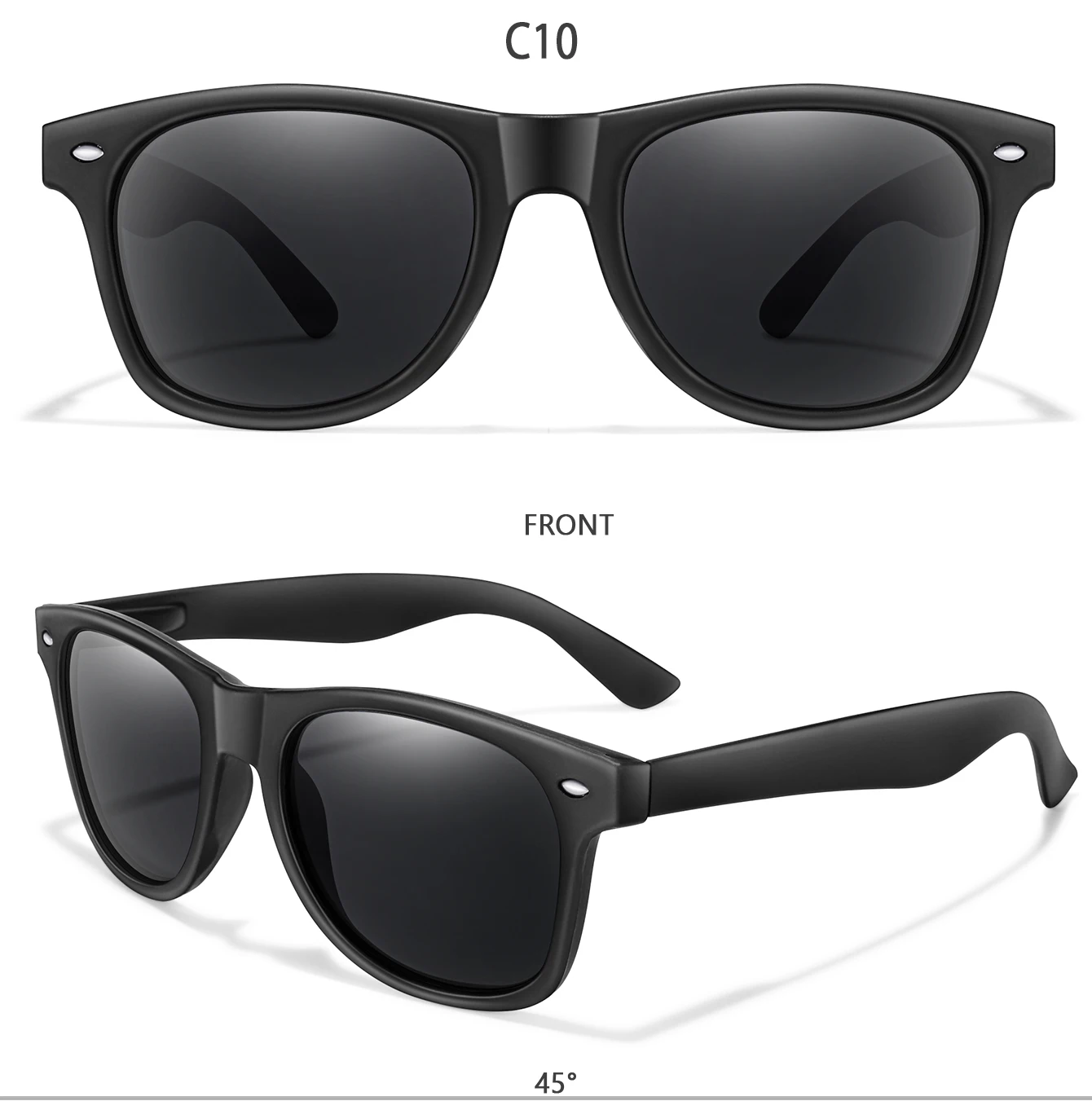 3 Pairs Mode Marke Unisex Retro Angeln Sonnenbrille UV400 Schutz Männlich Weiblich Fahrer Sport Radfahren Brillen Shades Oculos – Detail 8