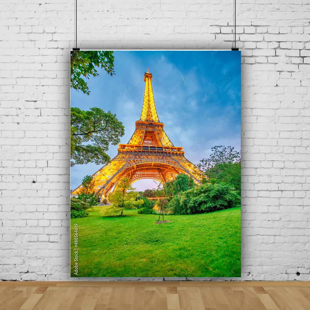 NITREE Art Cloth Background European Landscape Famous Scenic Spots Street Night Scene Photography Background Props OZ-20