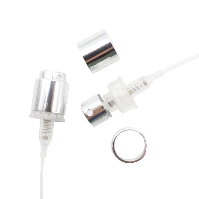 陽極酸化アルミニウムノズルスプレーヘッド,化粧品香水ポンプ,15mmボトルに使用,13 15 r 20r,50個/バッチ