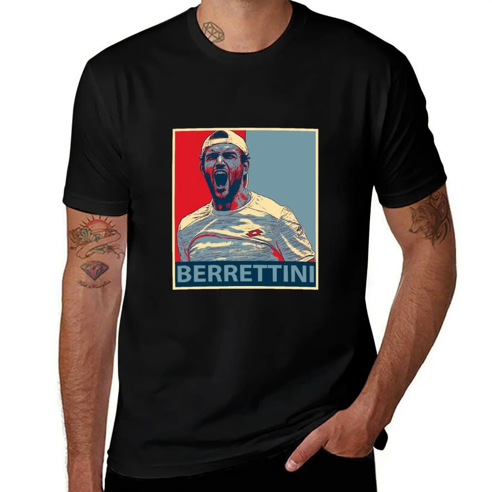 

Matteo Berrettini T-Shirt Minimalist Casual Short Sleeve Top