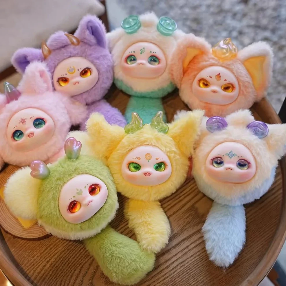 

Xinxing Kameng Цветочные заметки Плюшевая кукла Слепая коробка Эльф Рюкзак Брелок Модный подарок-сюрприз для девочек Коллекционные игрушки и хобби