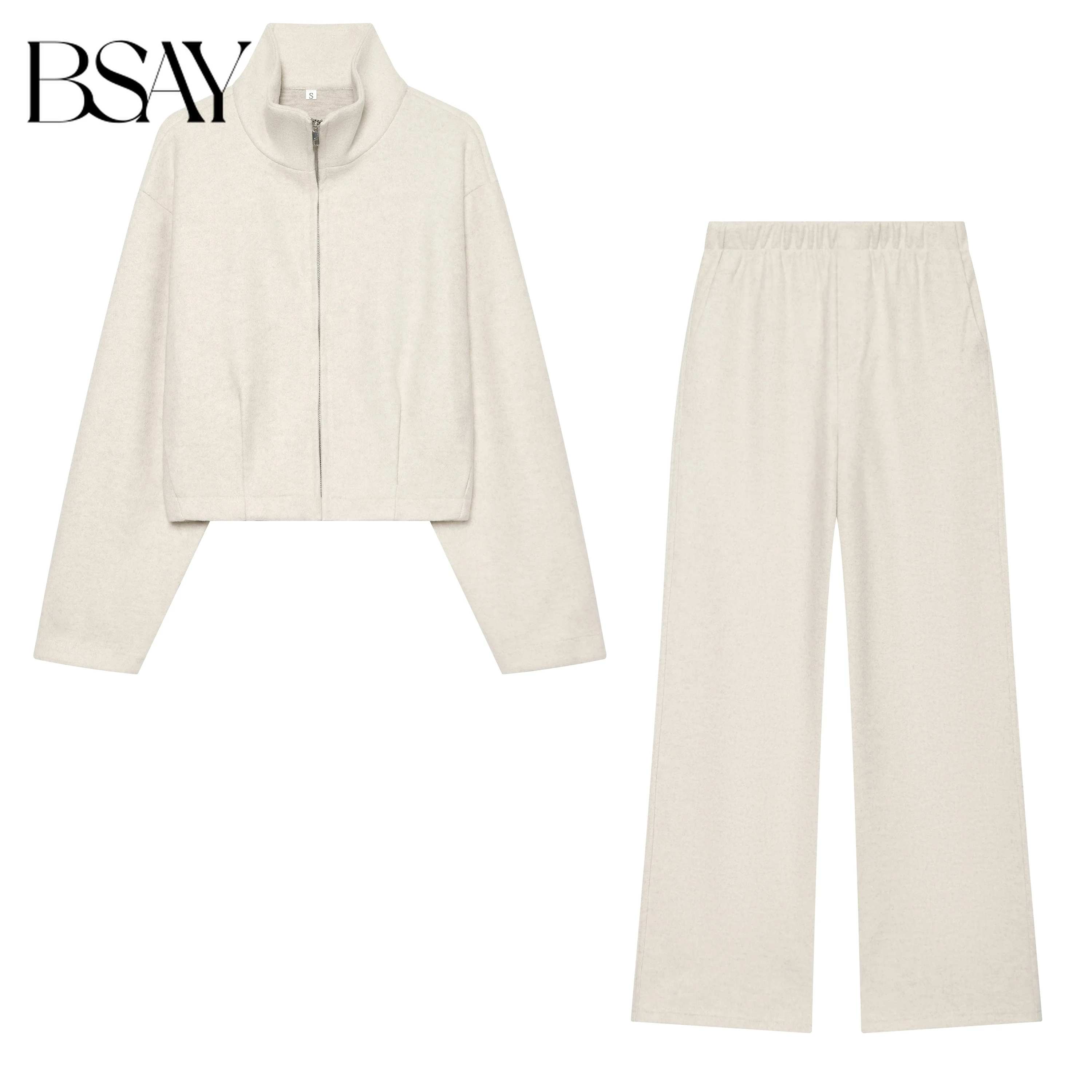 Street Fashion Jacket - BSAY 2026 Lente Herfst Damesmode Mock