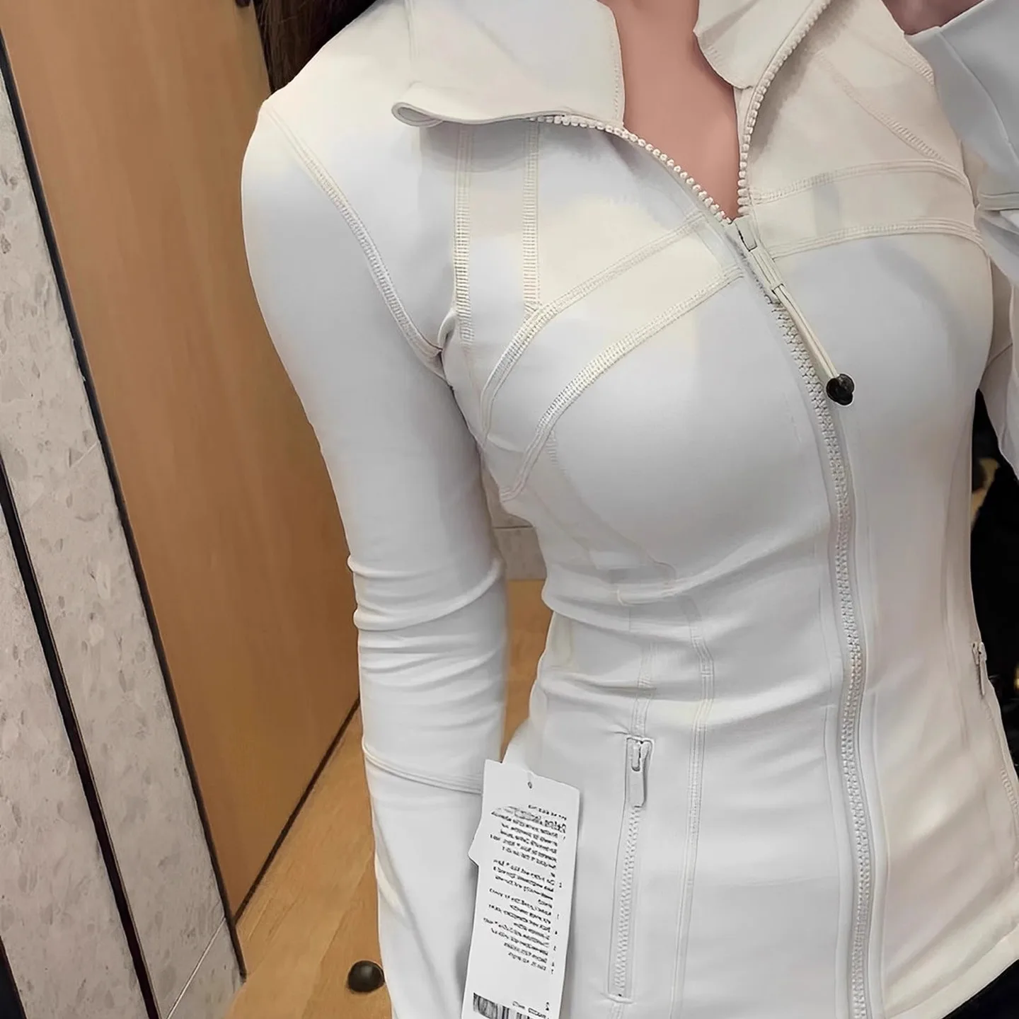 

Defina American Sle Yoga Sportswear Women's Jaet Fitn Outerwear Spring Autumn Zipper Hooded Sun Protection Coat