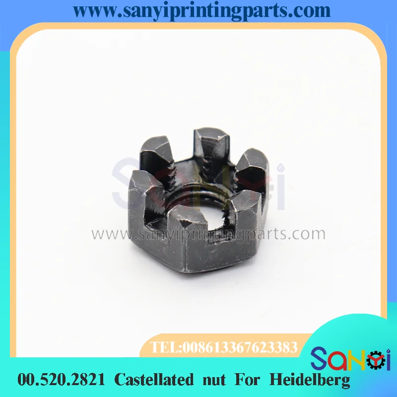 Castellated Nut 00.520.2821 for SM102 CD102 SX102 Offset Printing Machine Fastener Parts