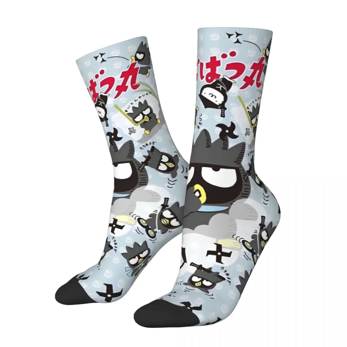 Sanrio Badtz Maru Design Socks Accessories for Men Women Non-slip Sock