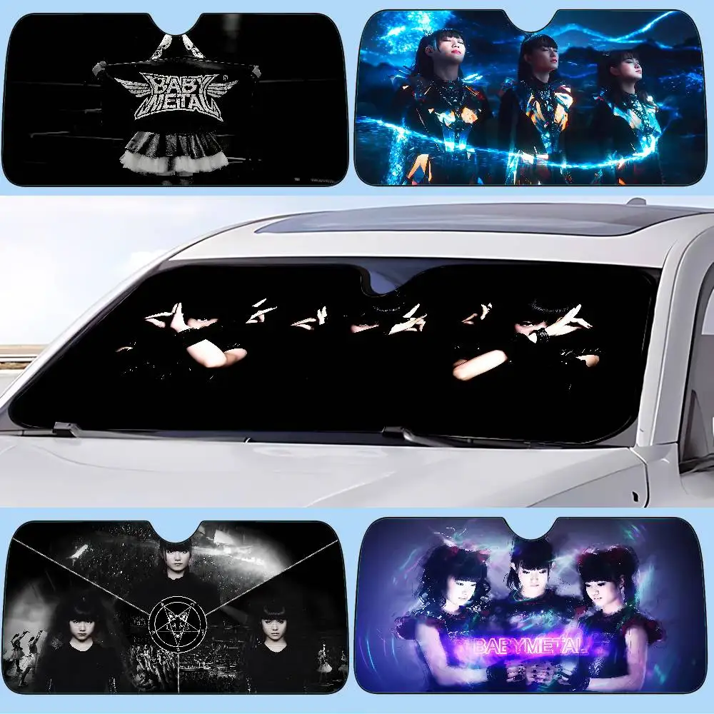 

Band B-BABYMETAL Car Sunshade Curtains Sunshade Car Window Windscreen Cover Sun Shade Auto Sun Visor Car-covers