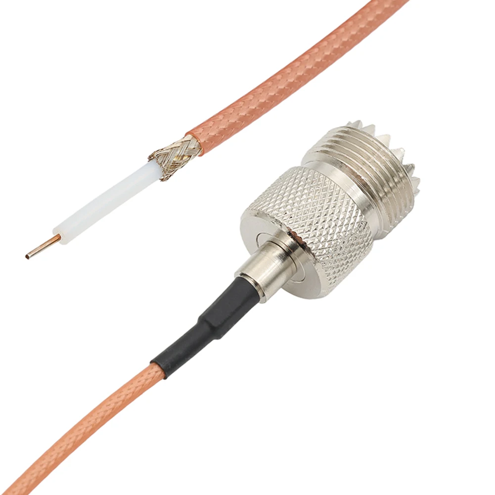 SMA ชายไปยัง UHF หญิง RG316 สาย SMA หญิง SMA หญิงอะแดปเตอร์ Coax RF สายเคเบิลขยายสายสําหรับมือถือ Walkie Talkie