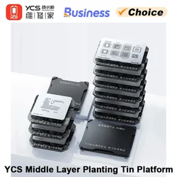 YCS Motherboard Middle Layer Tin Planting Kit For iPhone X XR XS 11 12 13 14 15 Middle Layer Magnetic Tin Planting Steel Mesh