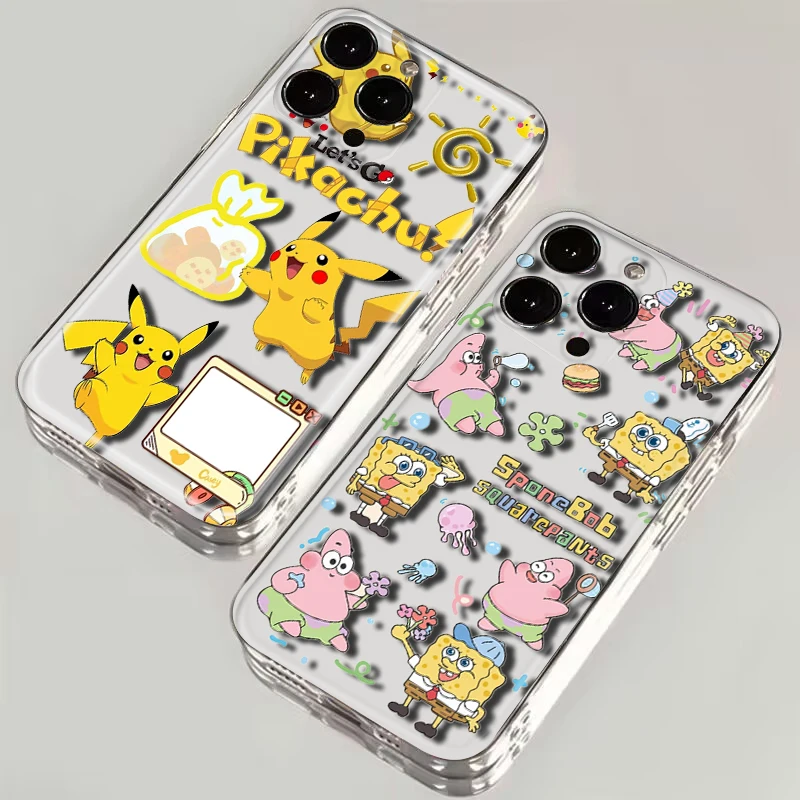 B32 Pikachu Soft Case for Redmi Note 11S 10 9 POWER Xiaomi Mi 10T 11 11T Pro F1 A3 Poco M3 M4 X3 NFC