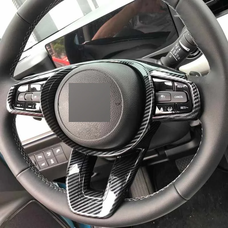 Alcantara Steering Wheel Cover Wrap Genuine Leather White Thread Car Accessoires Specifically For Honda HR-V HRV 2022-2023