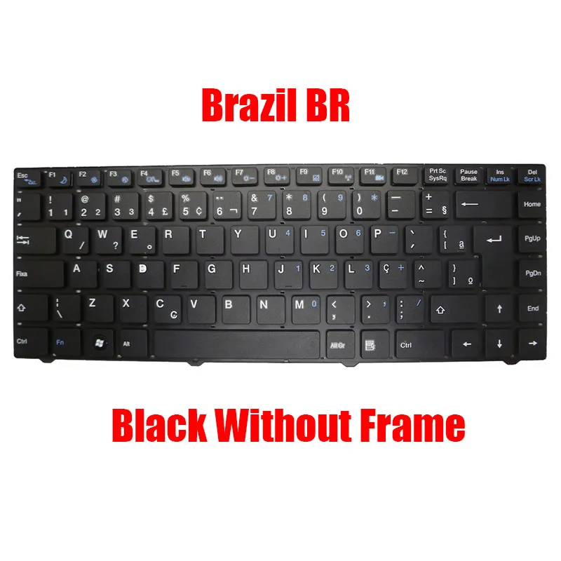 Teclado de laptop para Lanix Neuron A Neuron R 82B382 Brasil BR América Latina LA Novo