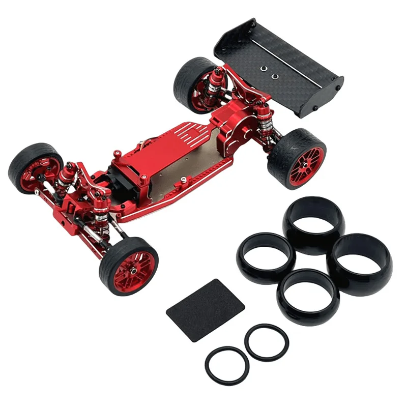 Weili 244016 LOSI Micro-B 1/24 ラジコンカー スペアパーツ メタルアップグレード改造フレーム