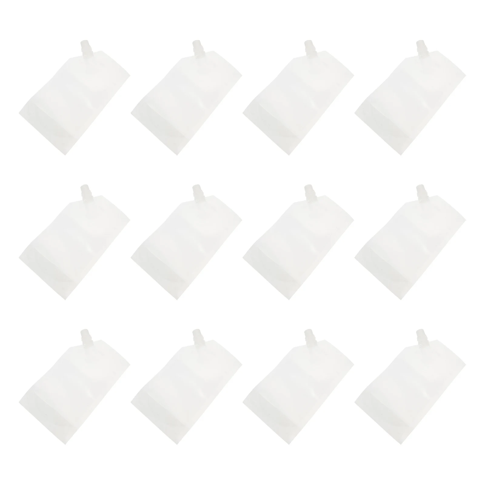 

12pcs Spout Drink Bag Reusable Juice Pouches Plastic Flask Liquid Container Leak Proof Food Grade Outdoor Camping
