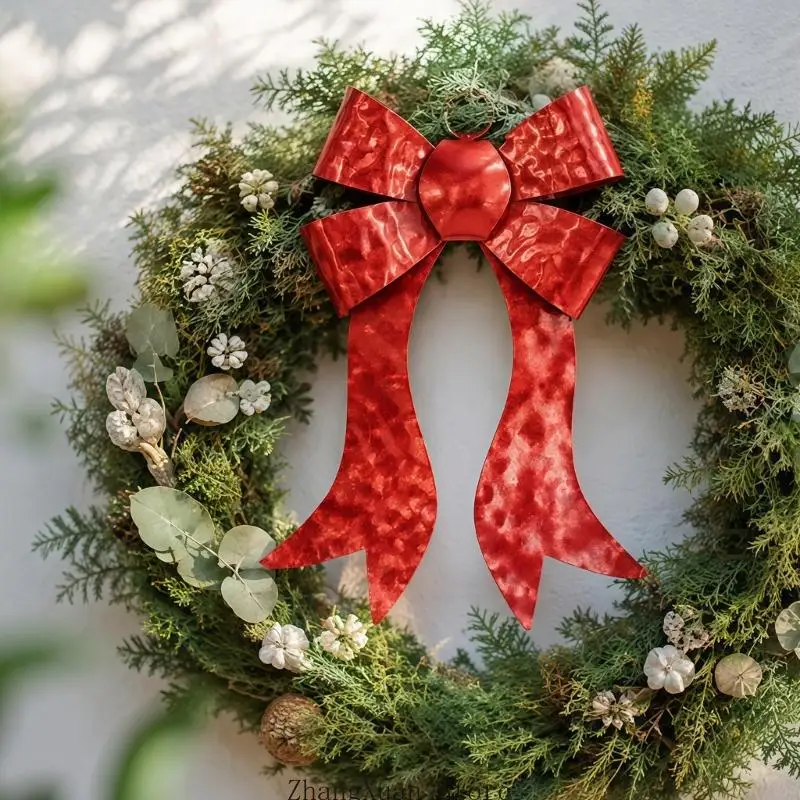 Montagefreie Weihnachts-Schleifenverzierung für den Weihnachtsbaum Innenbereich, 3 x – Detail 4