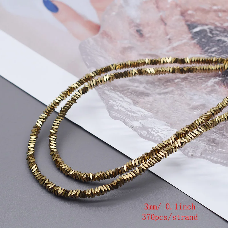 Plating Goud Kleurbehoud Natuurlijke Hematiet Steen Spacer Losse Kralen Voor Sieraden Maken Diy Armbanden Vinden