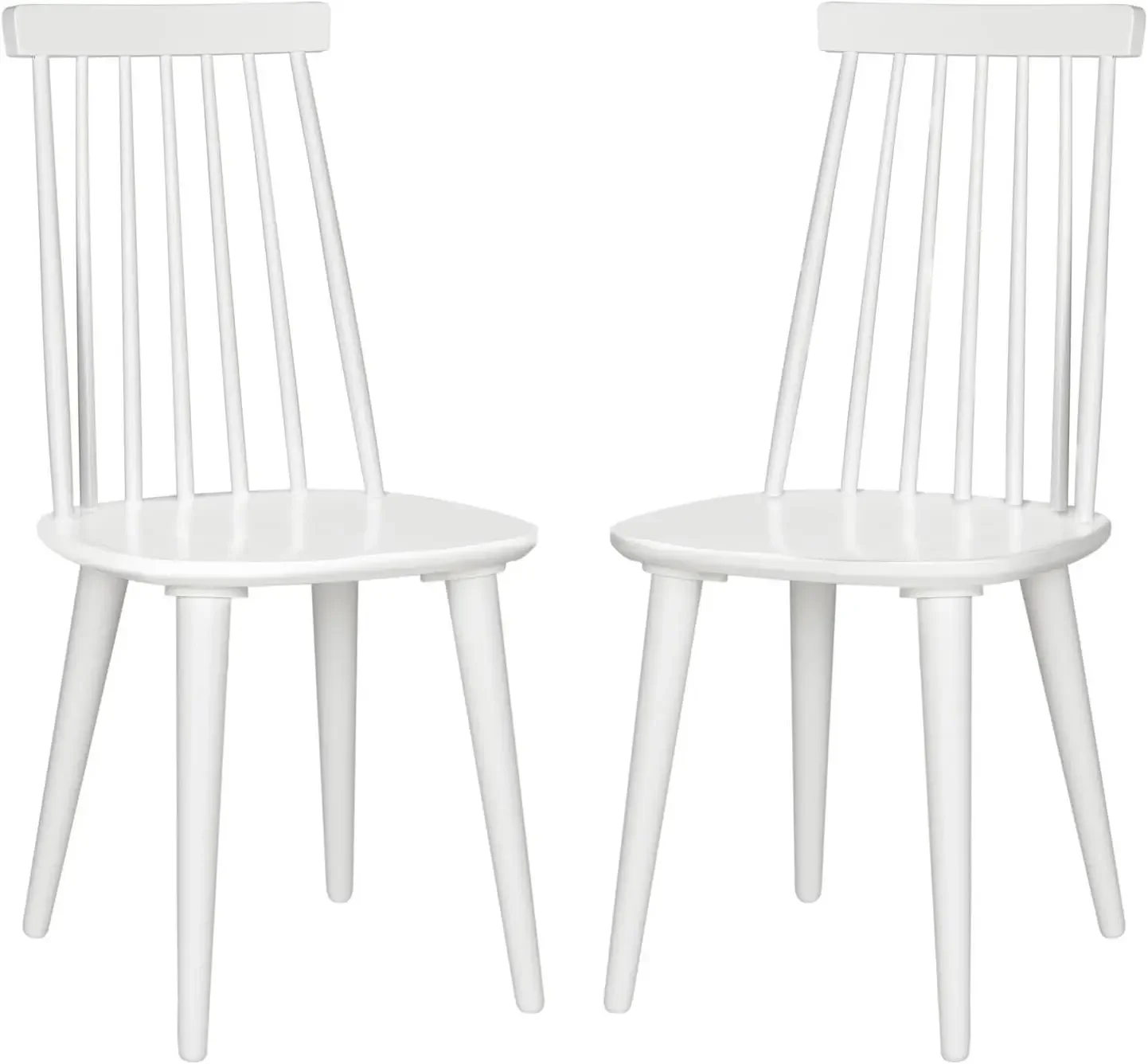 

Furniture suppliesSafavieh American Homes Collection Burris Country Farmhouse White Spindle Side Chair (Set of 2)