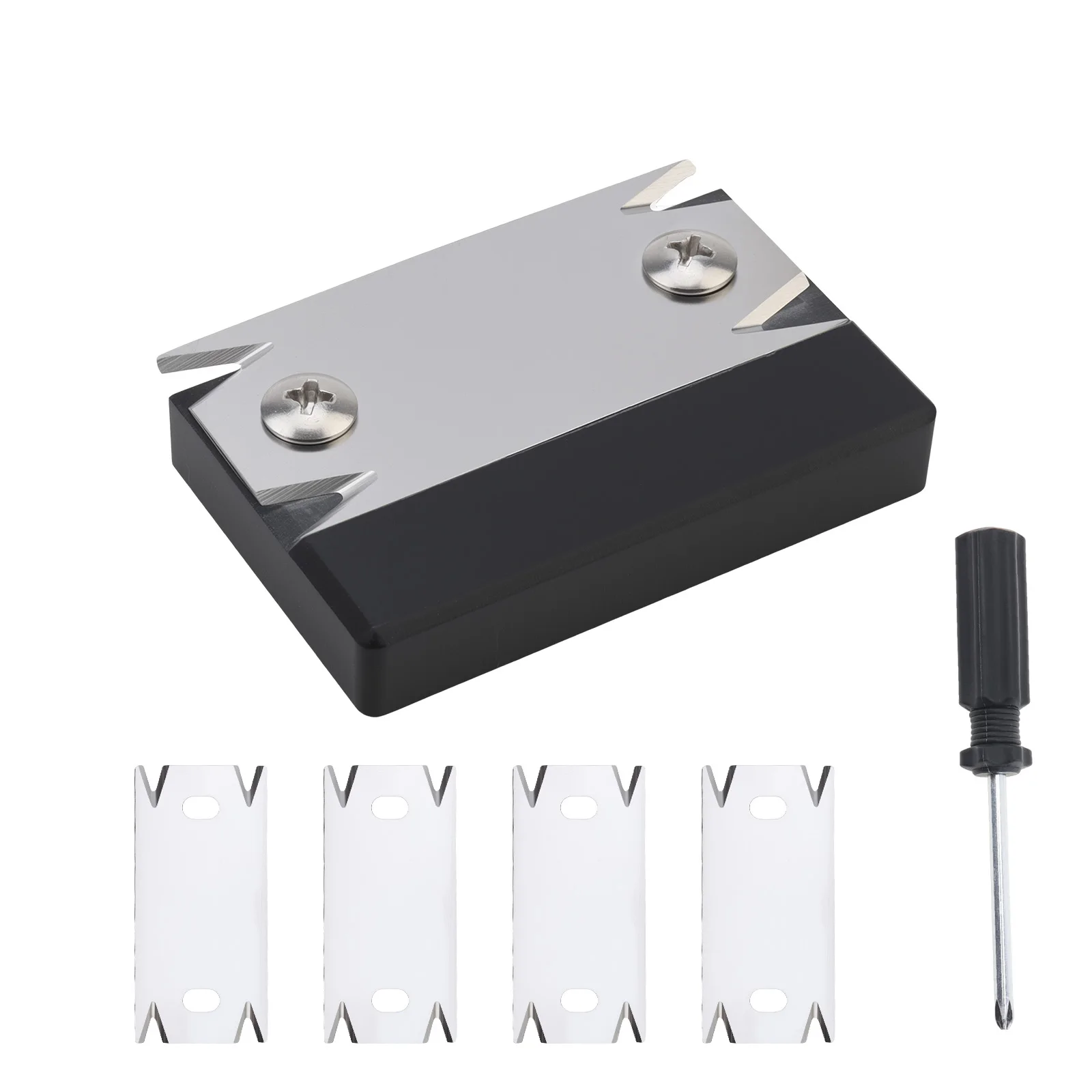 mini-aparador-quadrado-de-borda-com-lamina-de-aco-de-alto-carbono-e-alca-de-baquelite-com-4-laminas-de-reposicao-chave-de-fenda-aparador-de-borda