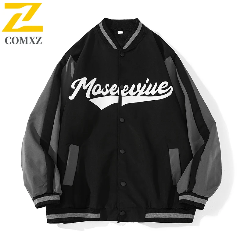 2025 Autumn New Men's Loose - Fit Korean - Style Trendy Baseball Jacket Versatile Outerwear for Men Ideal for Autumn Wear