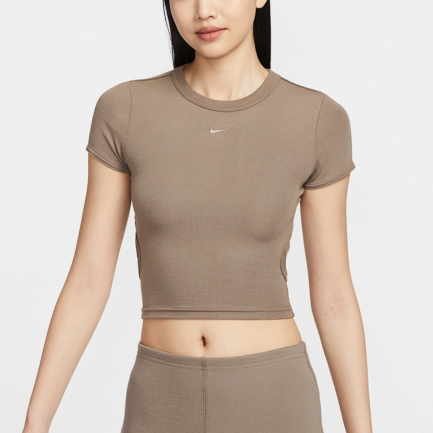 

Официальная летняя новая женская трикотажная спортивная футболка Nike с короткими рукавами HJ0720-233