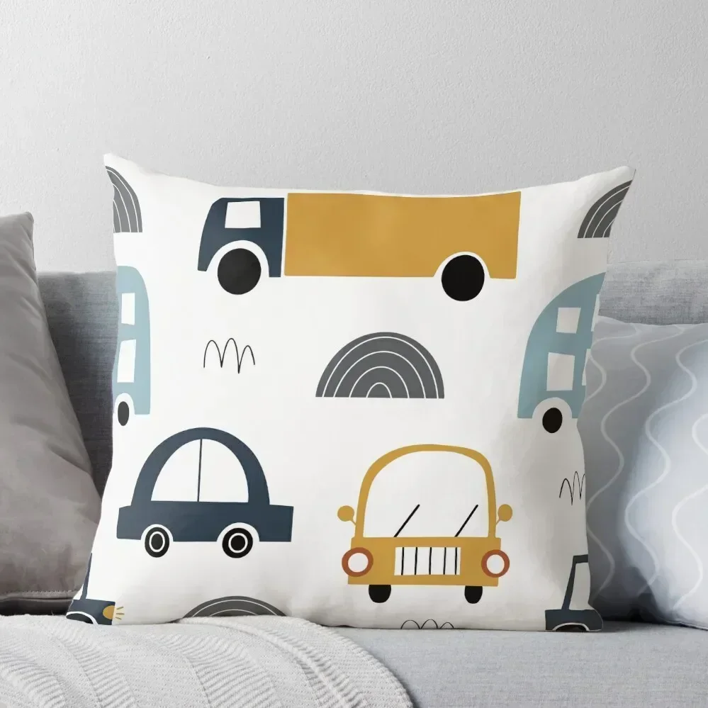 

Kids Cars and Trucks Throw Pillow Pillow Cases Cushions Cover Sofa Cover Sofas Covers pillow