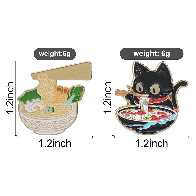 ラーメンヌードルボウル漫画エナメルピン日本のコミックラーメン - Dim Sum Basket のレビューと価格