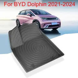For BYD Dolphin 2023- 2025 Car Floor Mats Waterproof Non-slip Foot Pad Four Seasons Floor Liner LHD RHD Car Accessories