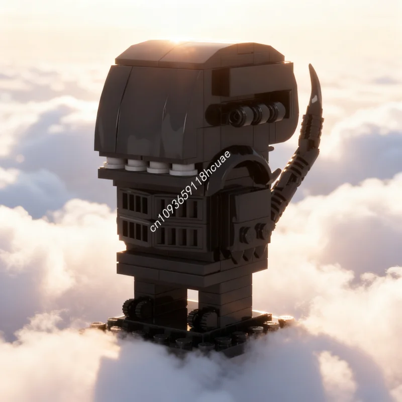 

123pcs MOC Brickheadz Xenomorph Style Model Building Blocks Architecture Christmas Gifts Toys DIY Creative Idea Education Kids